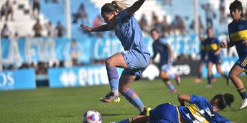 El femenino de Belgrano cayó ante Boca en la final de ida por la Copa de la Liga femenina (Javier Ferreyra / La Voz)