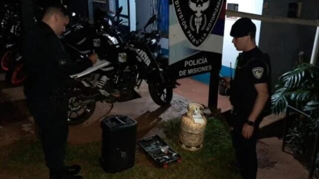 Oberá: recuperan gran cantidad de elementos robados.