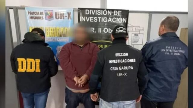 Oberá: bajo estafa del “cuento del tío”, detienen a un individuo con frondoso prontuario delictivo.