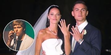 Benjamín Amadeo contó un llamativo detalle del casamiento de Oriana Sabatini y Paulo Dybala