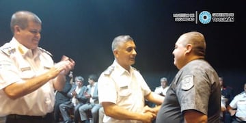 Acto de condecoración.