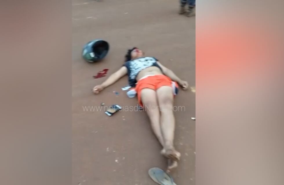 Se accidentó con las ramas de un corte de ruta en Andresito