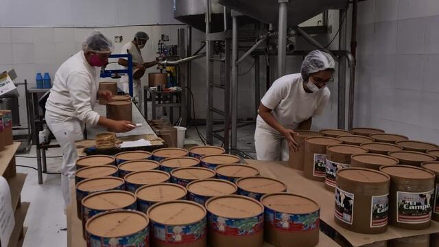 La pyme de Tránsito produce tres marcas de dulce de leche y se apresta a sumar otra en acuerdo con una firma de Villa María. (Gentileza Fernando Sibilla)