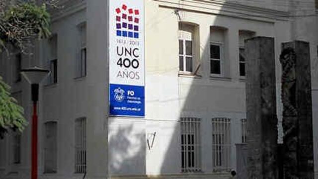 La sede de la Facultad de Odontología de la UNC.