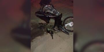 Así quedo una de las motocicletas.