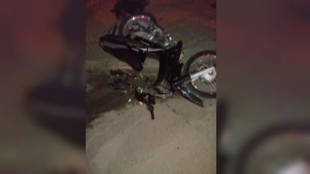 Así quedo una de las motocicletas.