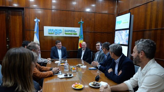 El intendente recibió autoridades de una nueva empresa que se instalará en el Parque Industrial.