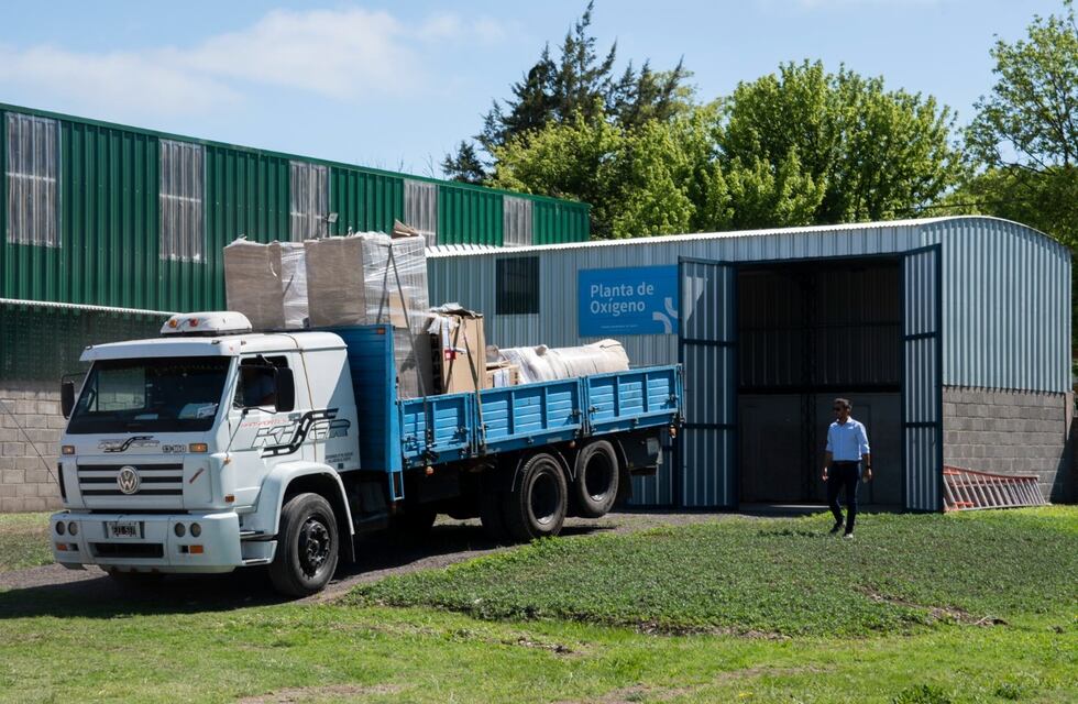 Llegó a Tres Arroyos la planta generadora de oxigeno medicinal