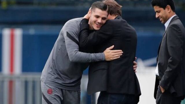 Mauro Icardi volvió a los entrenamientos en PSG.