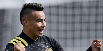 Zelarayán marcó un golazo en el triunfo de Columbus Crew.