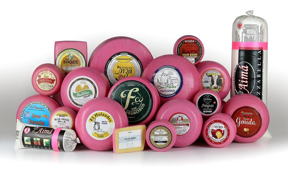 Cáncer de mama: así es en Tandil la campaña de concientización de los “quesos rosas”