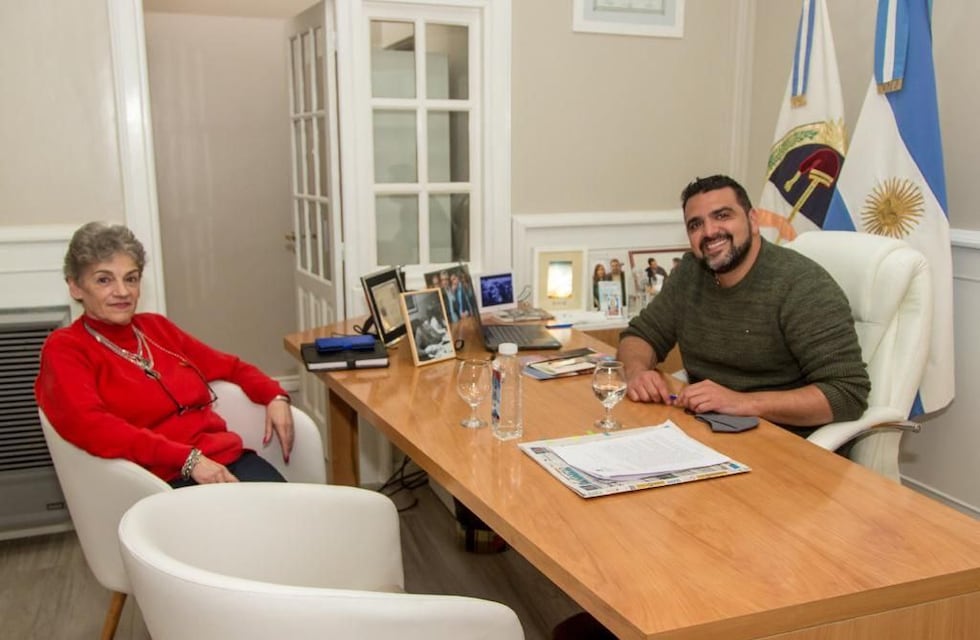 El intendente Vuoto mantuvo un encuentro con Patricia Blanco