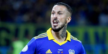 Benedetto se destapó y marcó dos goles para Boca ante Patronato, por la final de la Supercopa Argentina, en Santiago del Estero. (Fotobaires)