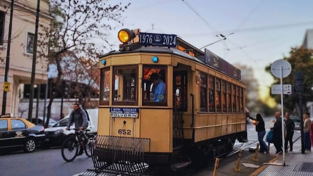 Dónde y cuándo podés subirte al tranvía histórico de Caballito