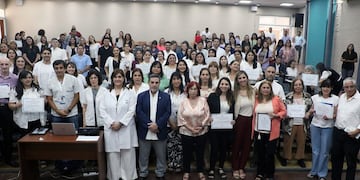 En el marco del Día del Trabajador Social, el ministro Luis Medina Ruiz y el subsecretario Marcelo Montoya reconocieron al equipo social de Salud Pública.