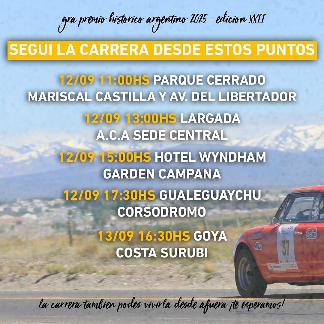 Gran Premio Argentino Histórico 2025