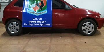Automóvil robado en Posadas fue recuperado en Apóstoles.