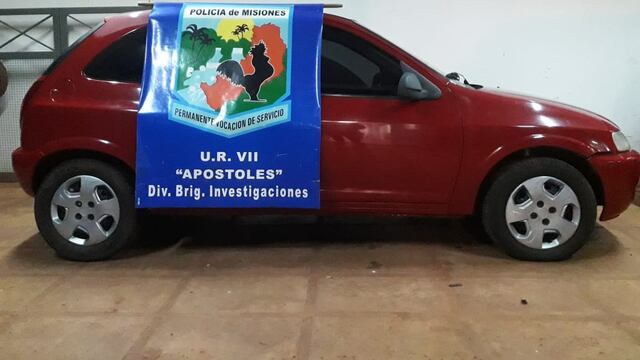 Automóvil robado en Posadas fue recuperado en Apóstoles.