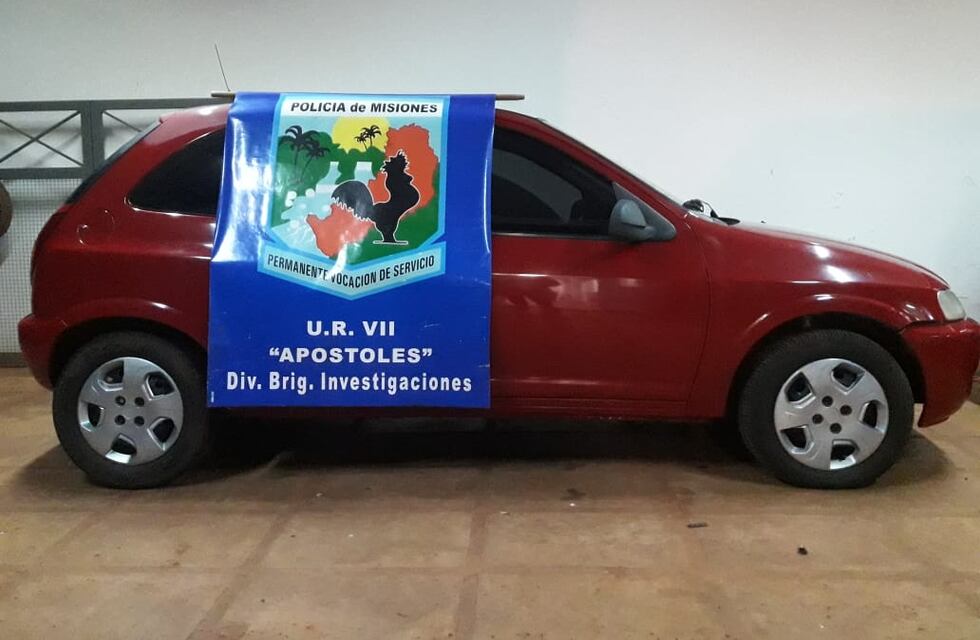 Automóvil robado en Posadas fue recuperado en Apóstoles
