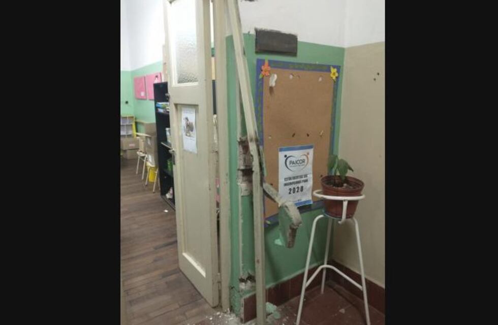 En 15 días desvalijaron una escuela de barrio Aeronáutico