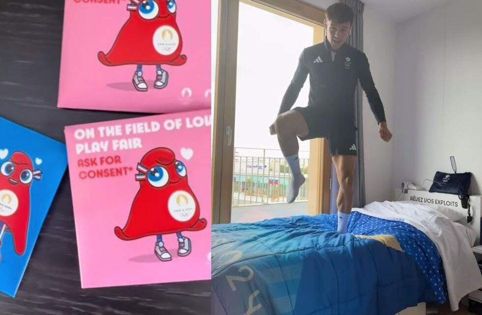 Preservativos y camas de cartón “antisexo”: así son las habitaciones de los Juegos Olímpicos de París 2024