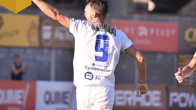 Gonzalo Klusener  y su postal acostumbrada: festejando un gol. Este sábado enfrenta a Belgrano (Prensa Atlanta).