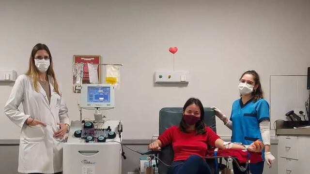 Se da dentro del marco del Día de Mundial del donante de sangre Voluntario.