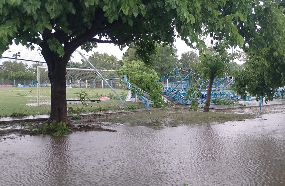 Fuerte temporal en Rafaela: árboles caídos, techos volados, clases suspendidas y sin atención en la Municipalidad