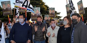Santilli en la Plaza San Martín