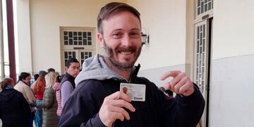 Francisco Ascué, candidato a intendente de Concordia.