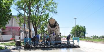 Obras de pavimentación en Barrio Independencia