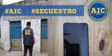 El celular recuperado por la AIC