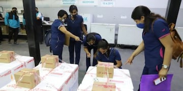 Llegaron las primeras 4050 dosis de la vacuna Sputnik V a Salta