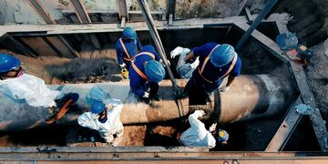 Trabajos de Aguas Cordobesas. (Imagen ilustrativa/Archivo)