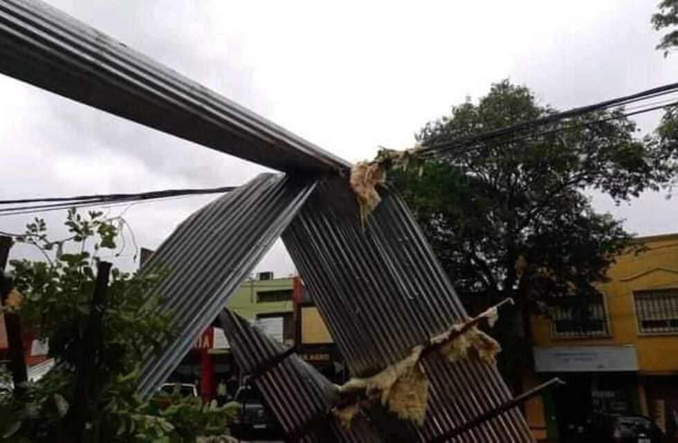 Fuerte temporal causó destrozos en Eldorado y zonas aledañas