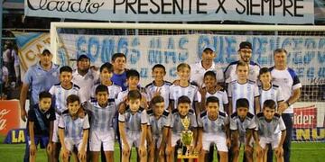 Escuela de fútbol infantil de Atlético Tucumán.
