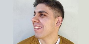 Dante Gutiérrez, herido en Chile.