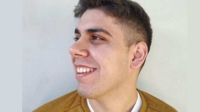 Dante Gutiérrez, herido en Chile.