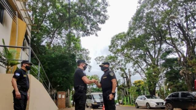 Efectivos policiales  coordinan estrategias de seguridad