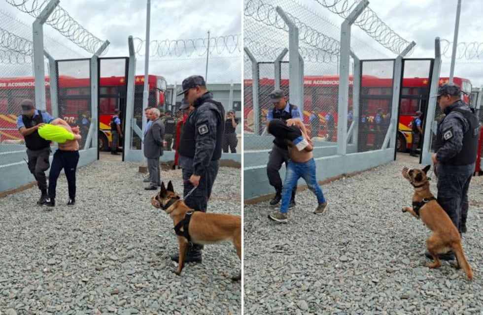 Benjamín Paz recibió a 19 detenidos en un operativo de alta seguridad