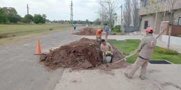 Comenzaron los trabajos para el agua potable en la Zona de Quintas