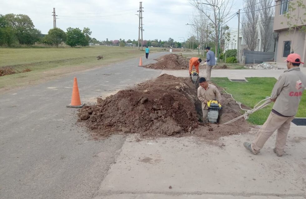 Comenzaron las obras de agua potable para Villa Aero Club y Villa Los Álamos