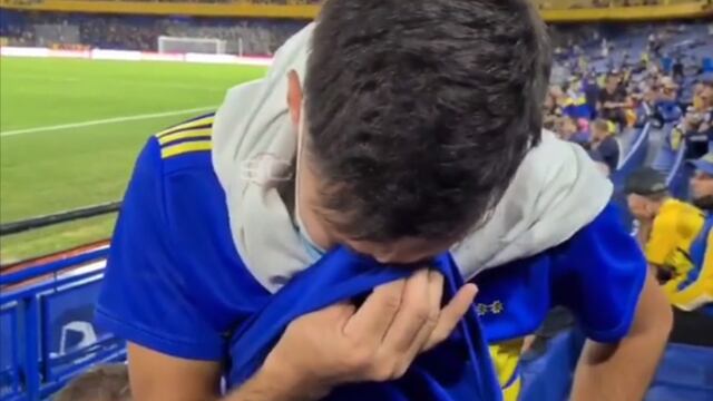La emoción de un joven que visitó por primera vez La Bombonera