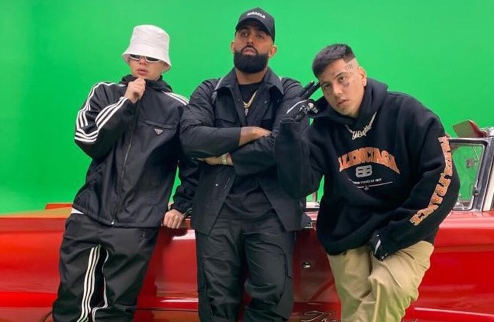 Bizarrap, Duki y Eladio Carrión compartieron un adelanto del videoclip de “Sin Frenos”