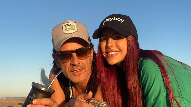 "Lelé" y el músico rosarino se pusieron en pareja en octubre de 2020.