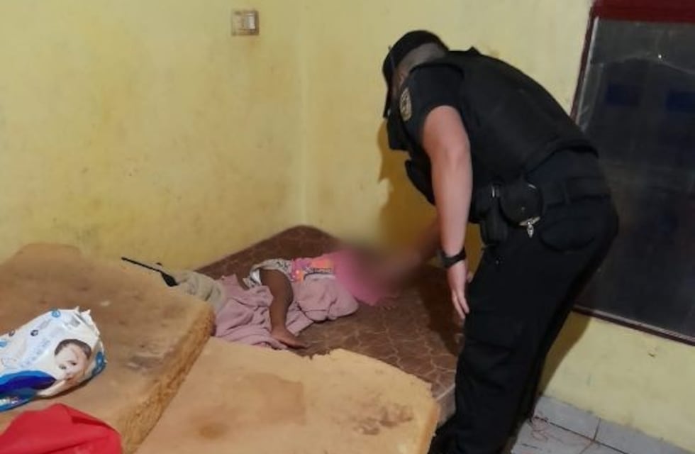 Oberá: policías asistieron a una nena de cuatro años sola en su casa