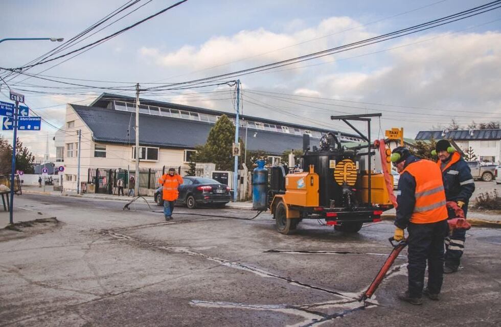 Se realizaron trabajos de sellado en calle Arturo Coronado