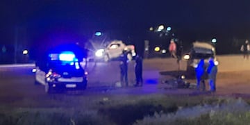 Accidente vial en San Vicente terminó con un joven lesionado. Policía de Misiones