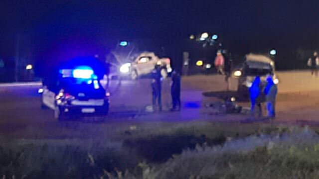 Accidente vial en San Vicente terminó con un joven lesionado. Policía de Misiones