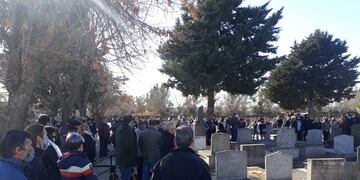 Familiares y amigos despidieron a Diego González (foto gentileza Julio Scarabotti)